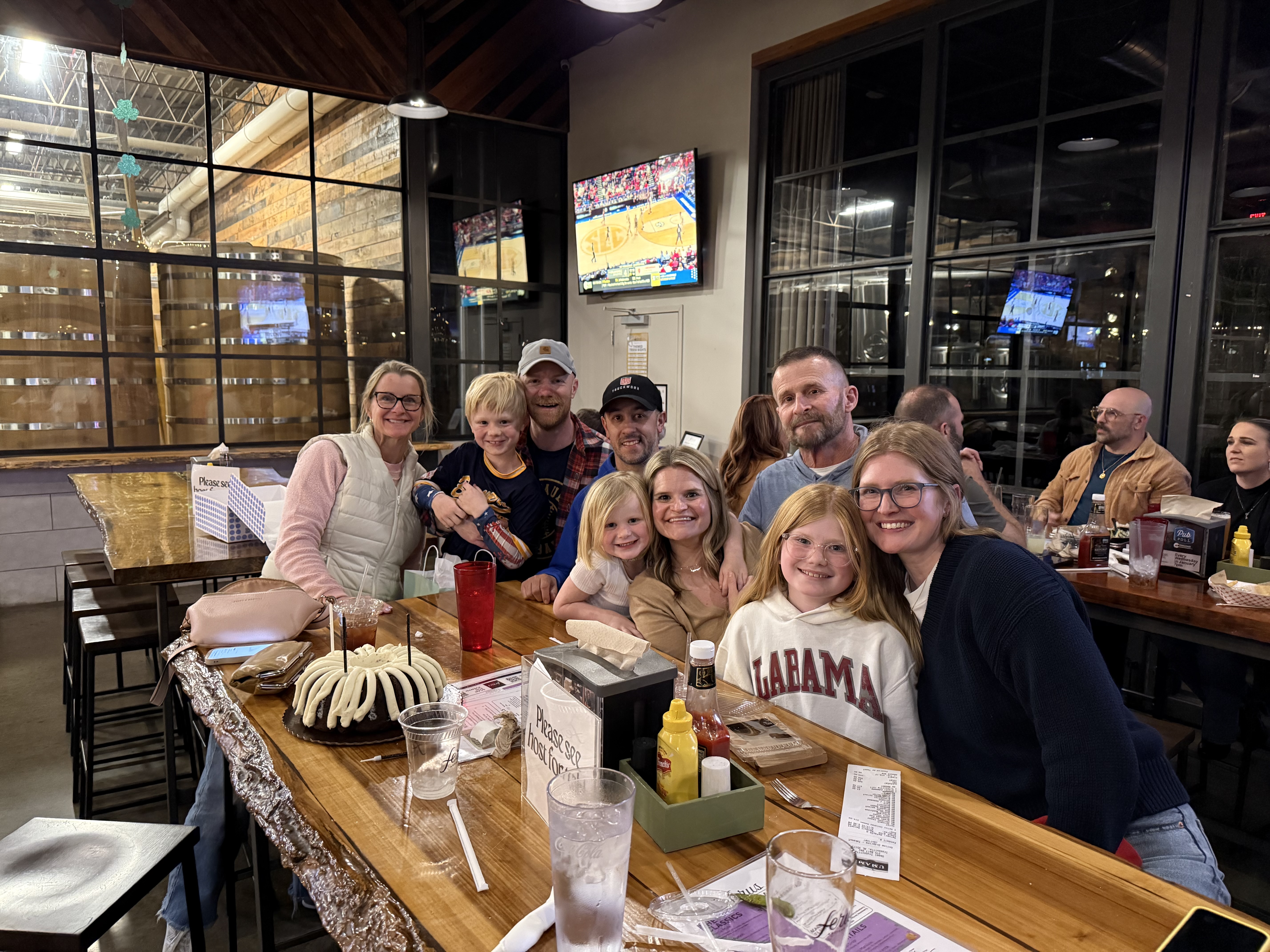 Kendall and Matt outdoors